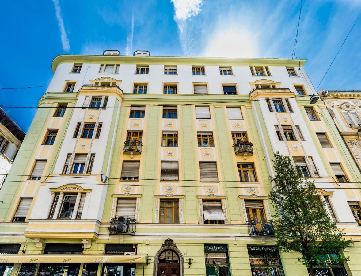 Bpr W21 Retro Home With Balcony Budapeste Exterior foto